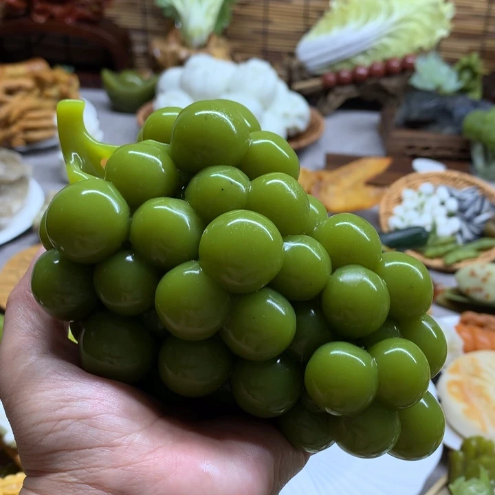 未镶嵌蛇纹石玉摆件梦*