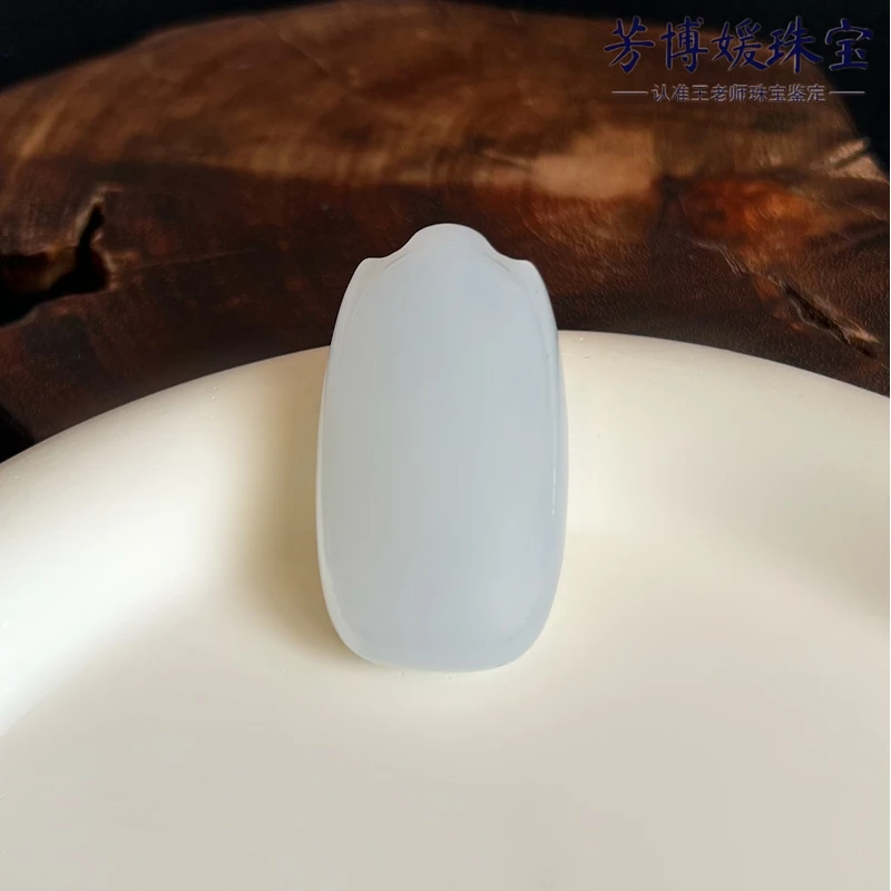 GH31天然高品质和田玉精美白玉无事牌吊坠 男女同款 多样性发其一