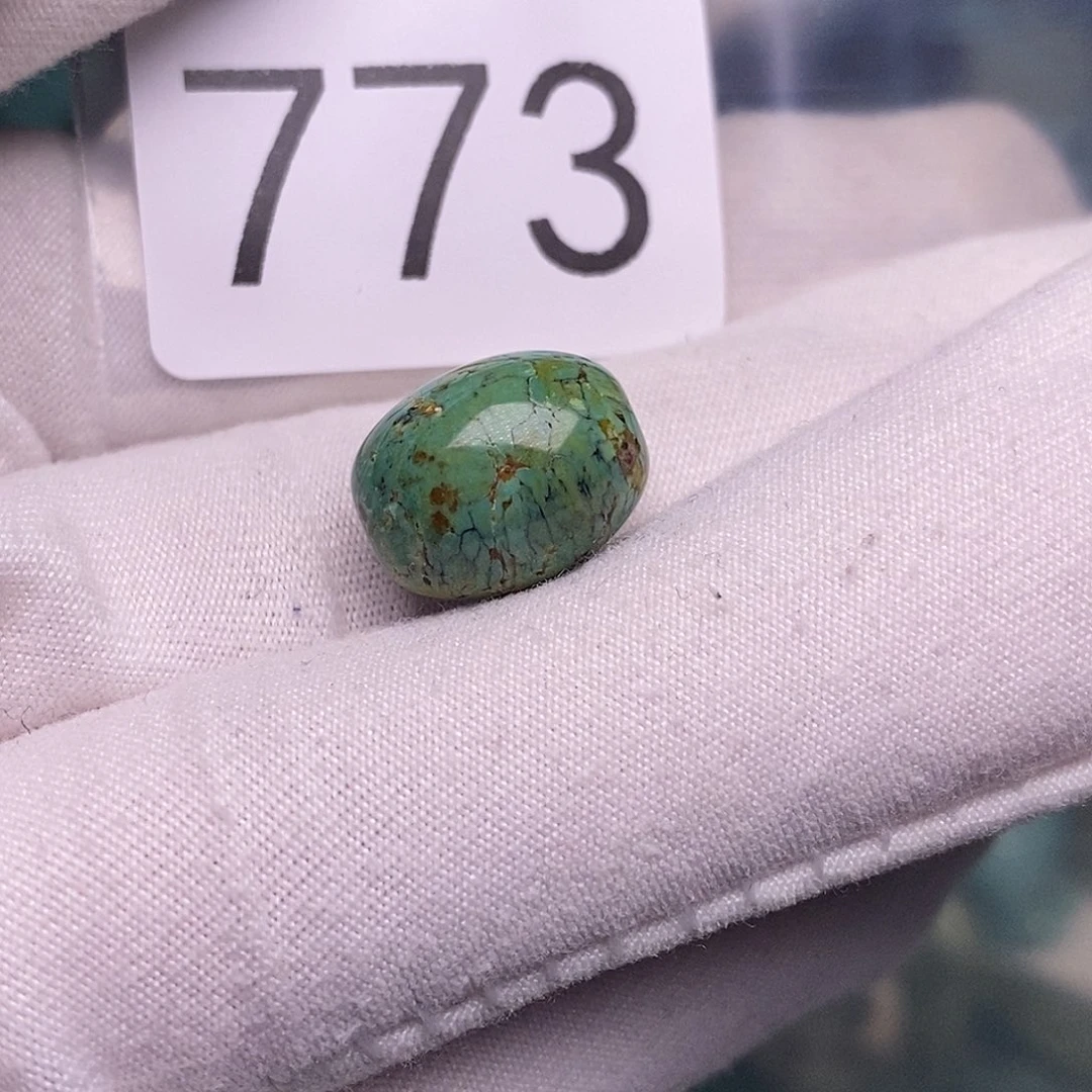 绿松石足铂镶嵌珠宝半成品