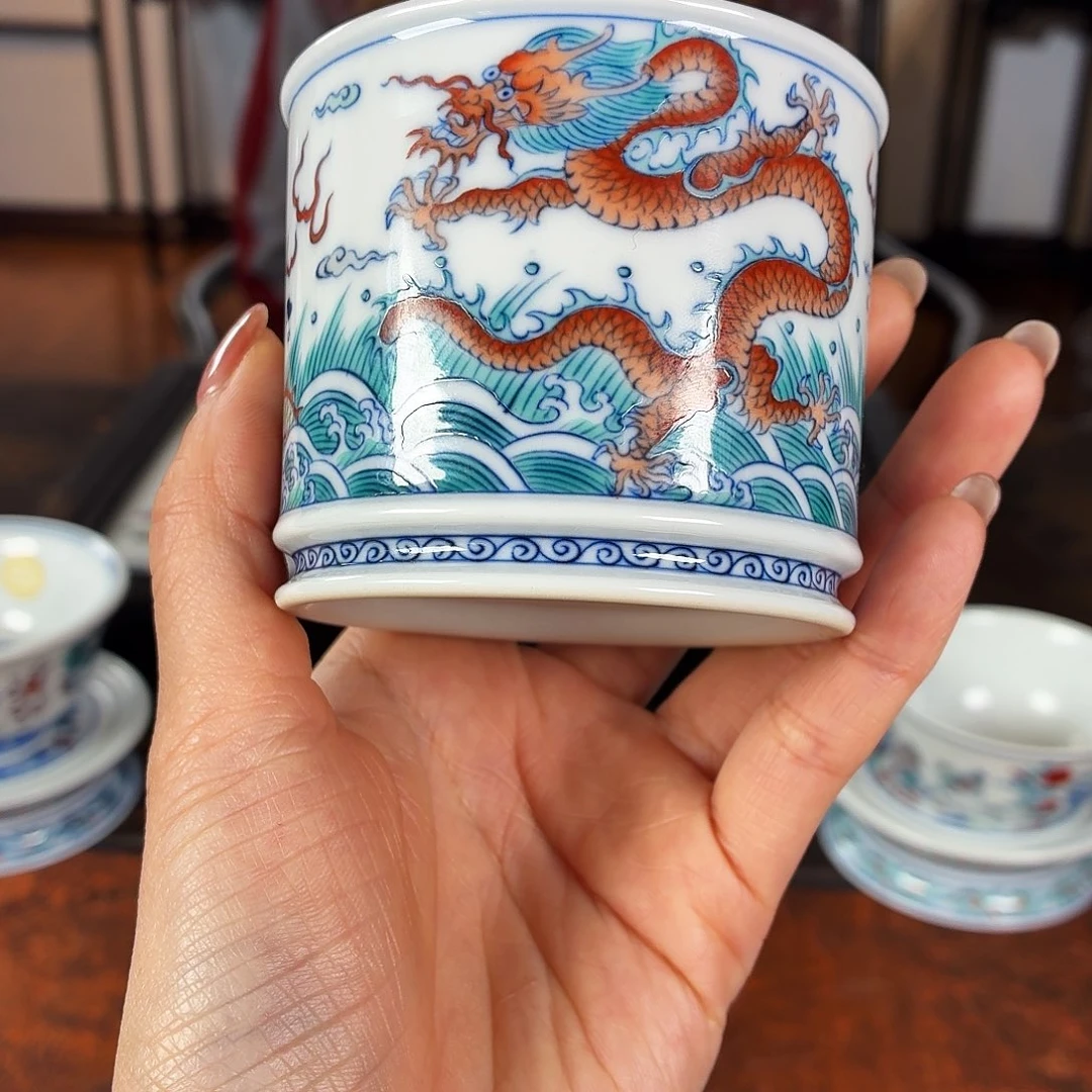 陶九鸣瓷艺农鸡毛九鸣瓷艺