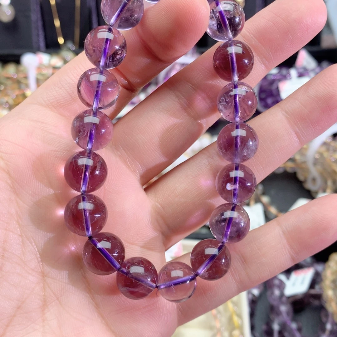 水晶手链未镶嵌紫水晶手链11+