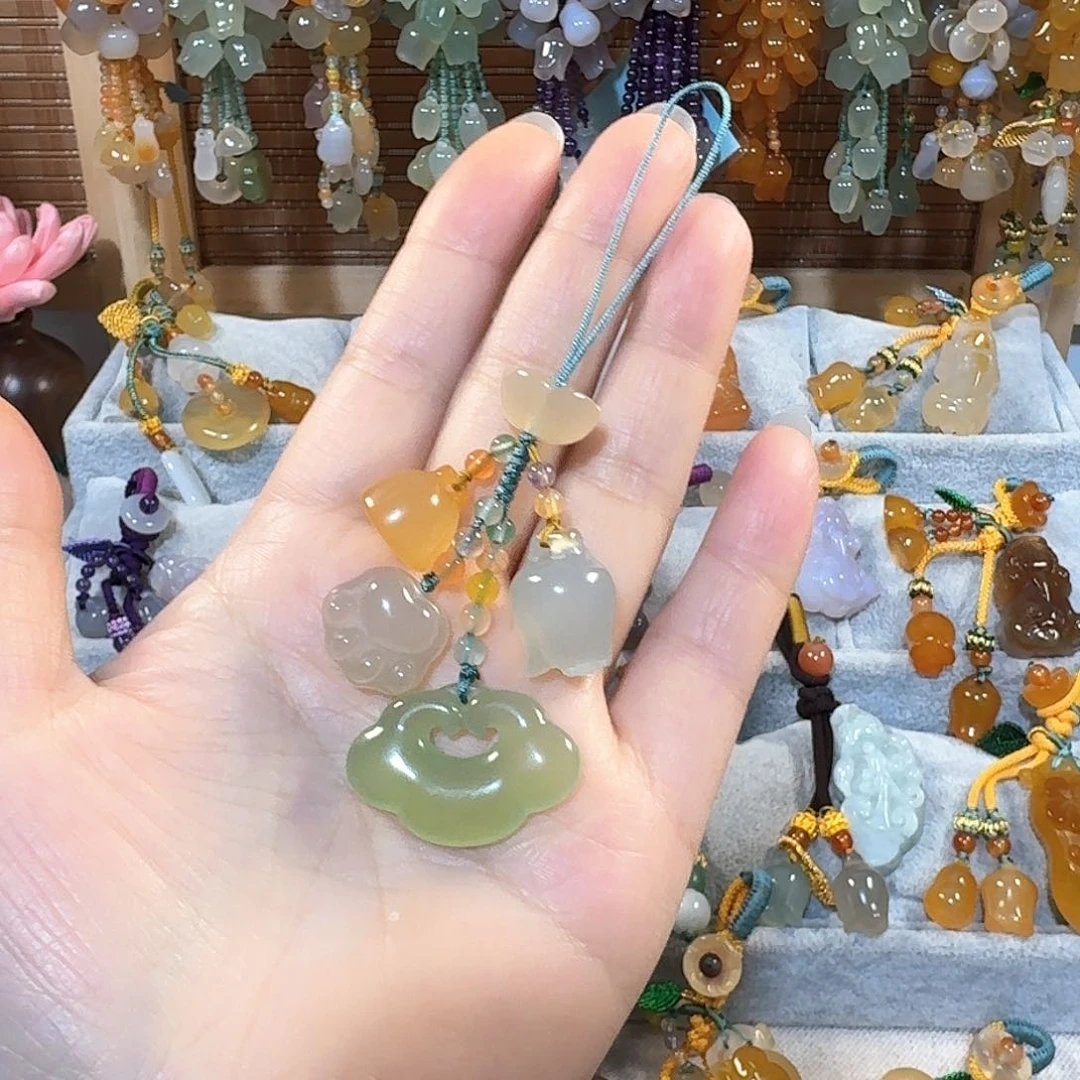 玛瑙/玉髓，挂件未镶嵌