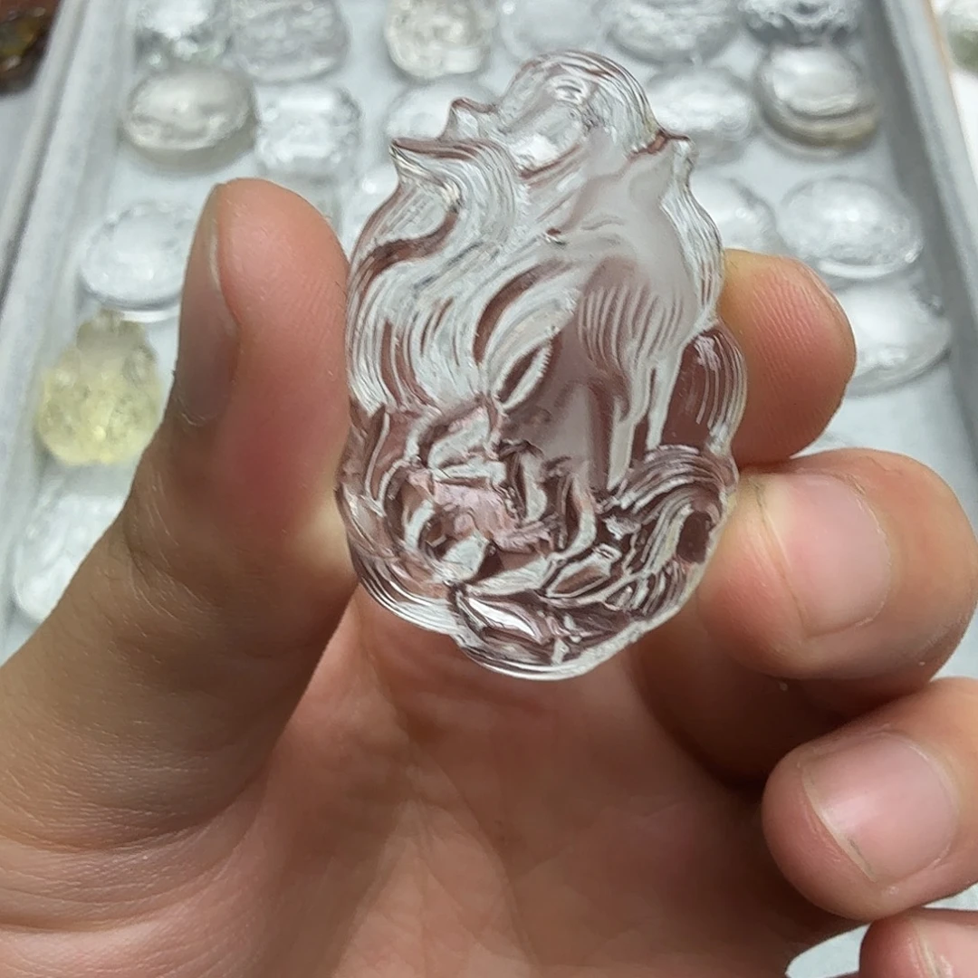 未镶嵌水晶吊坠(不含链)