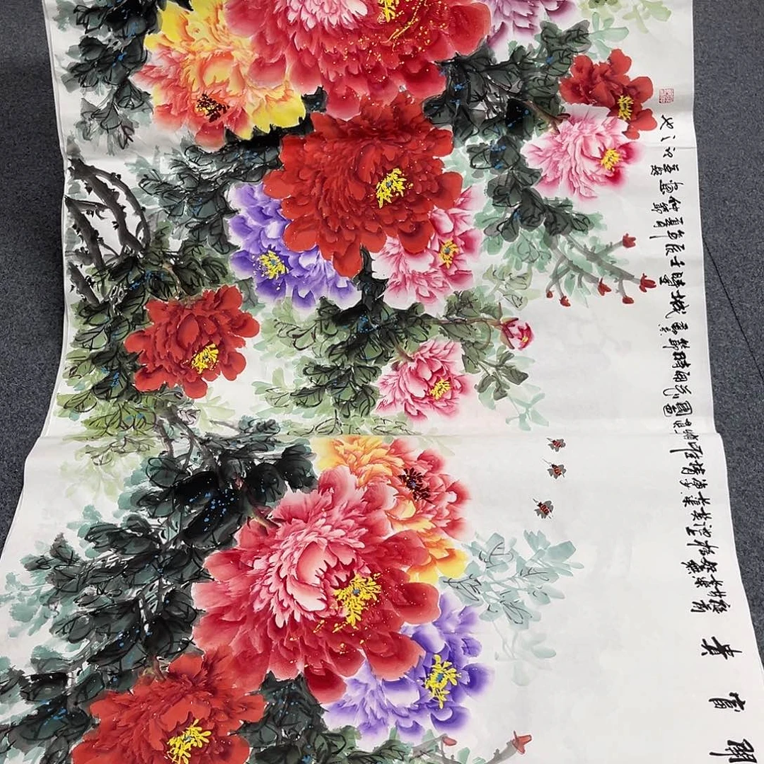 国画国画老师手绘作品