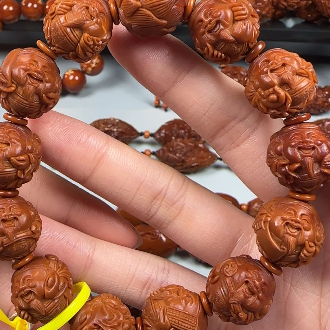 手串橄榄核水晶核财神手串