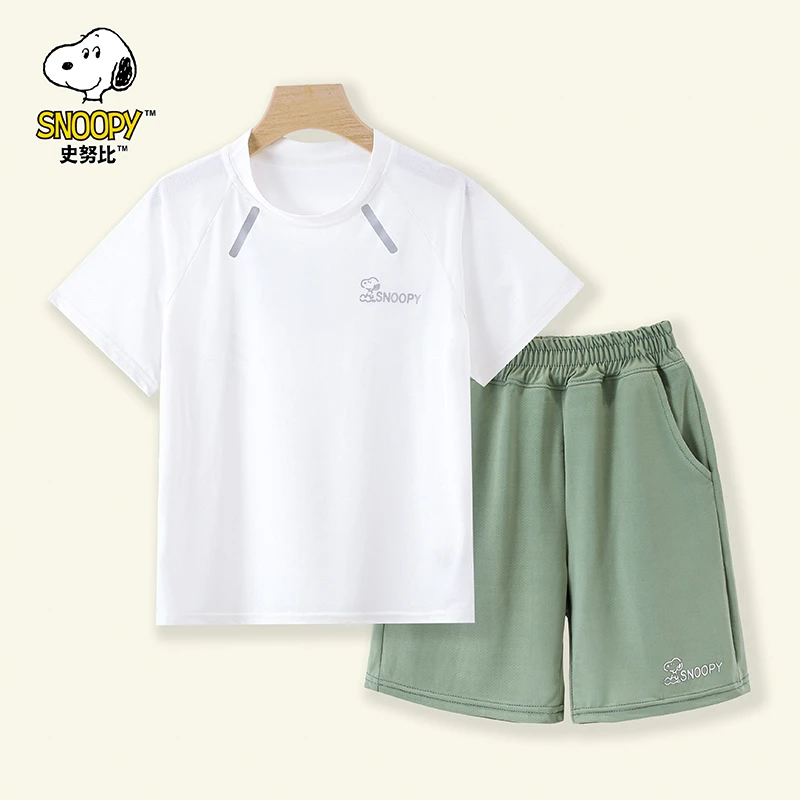 空调凉感速干运动儿童夏季薄款速干套装