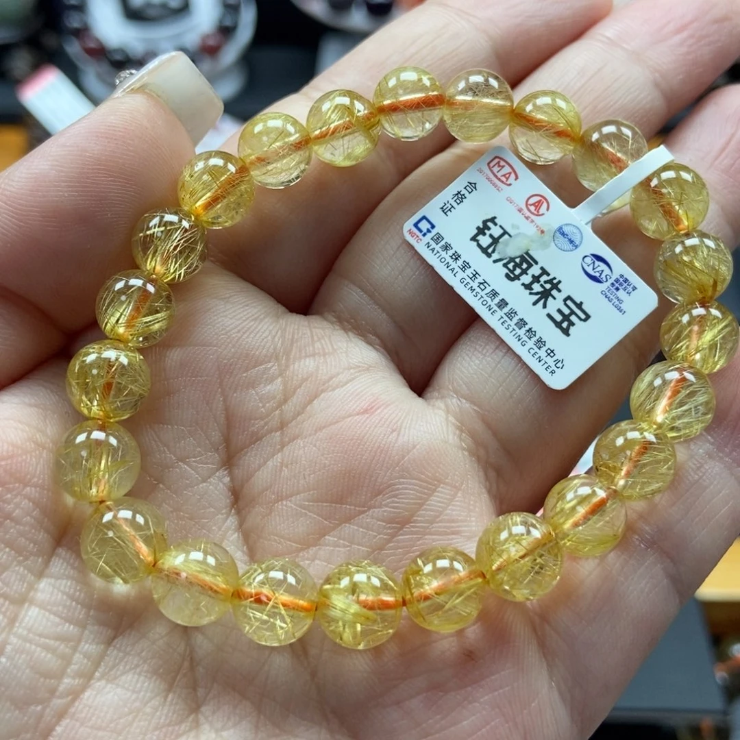 水晶手链8毫米未镶嵌