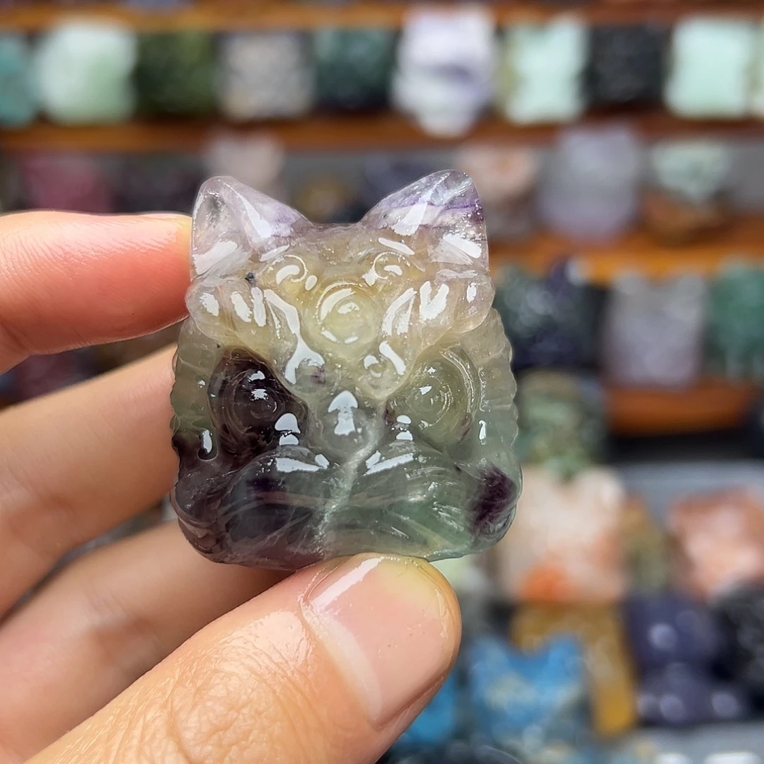石材醒狮小白醒狮