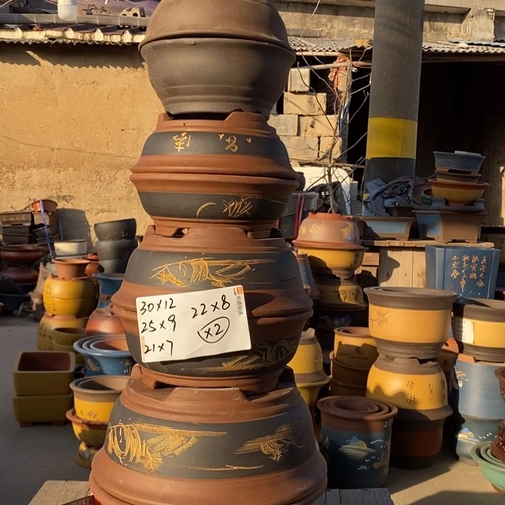 紫砂花盆开工大吉了解