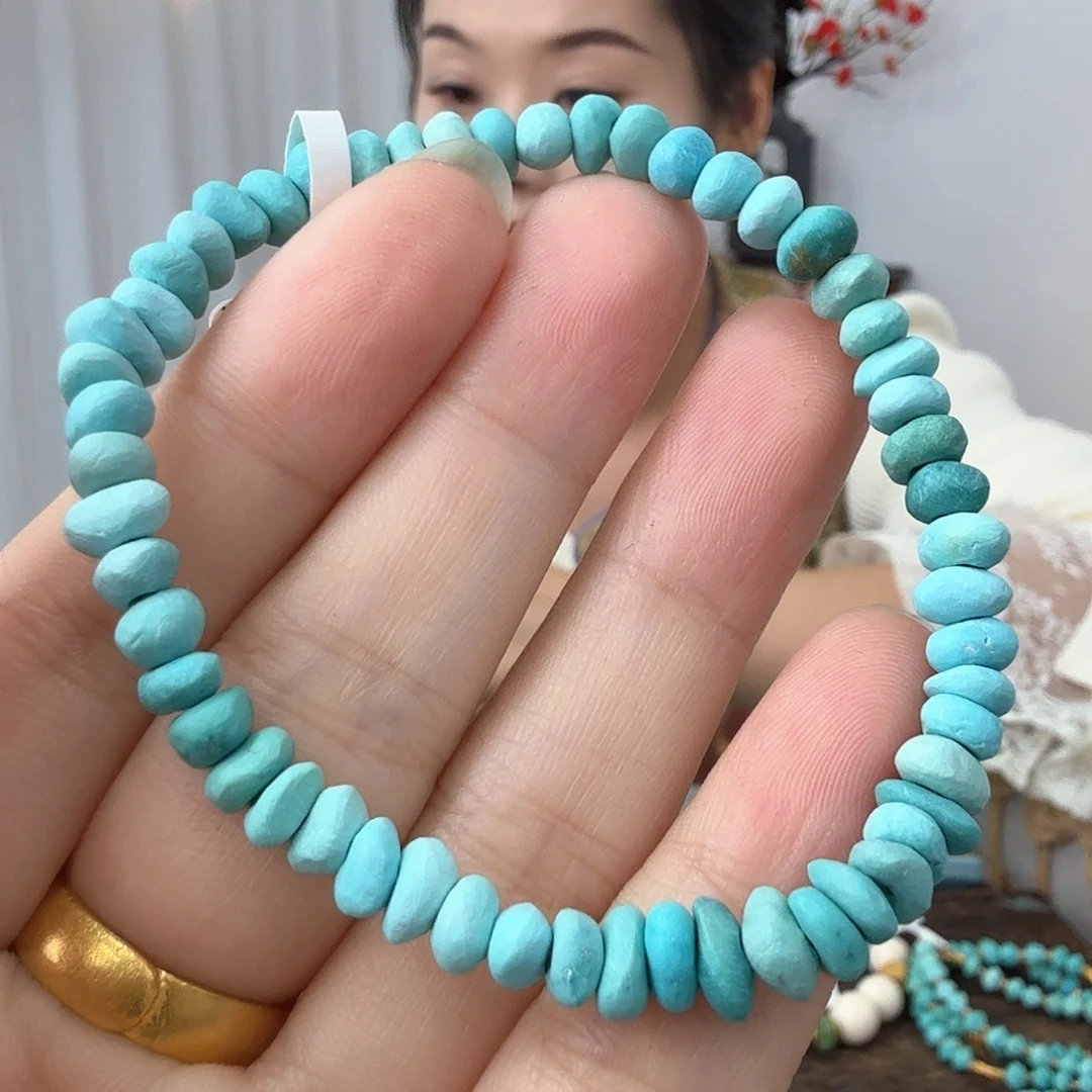 绿松石未镶嵌挂件