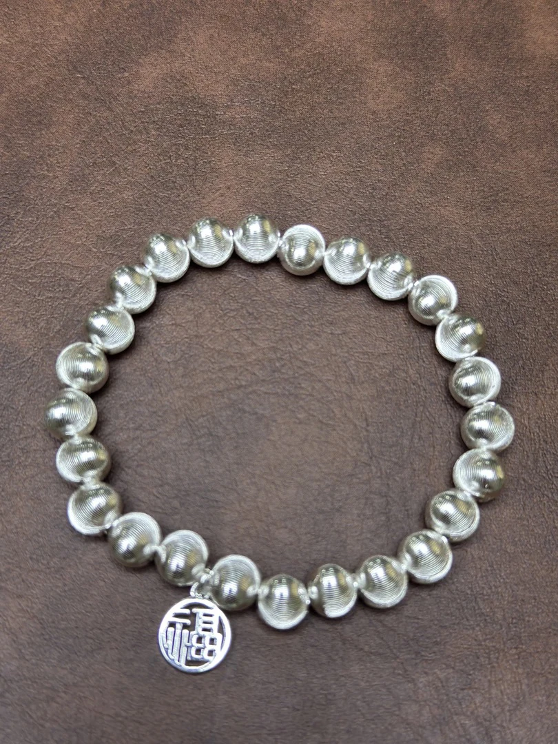 YZ052 猫眼福牌手链 25克 （无礼盒）