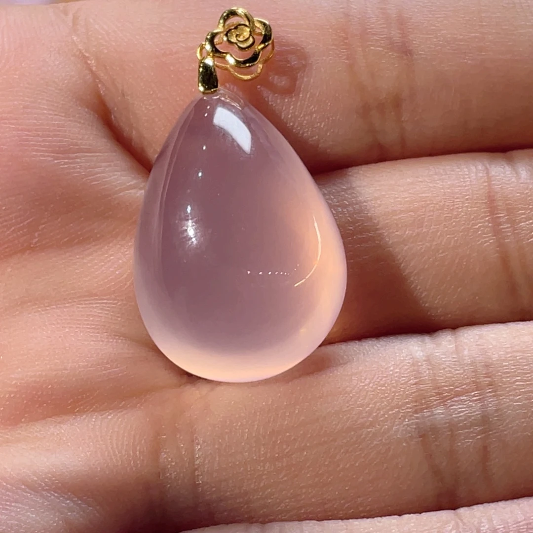 颈饰18K金镶嵌水晶