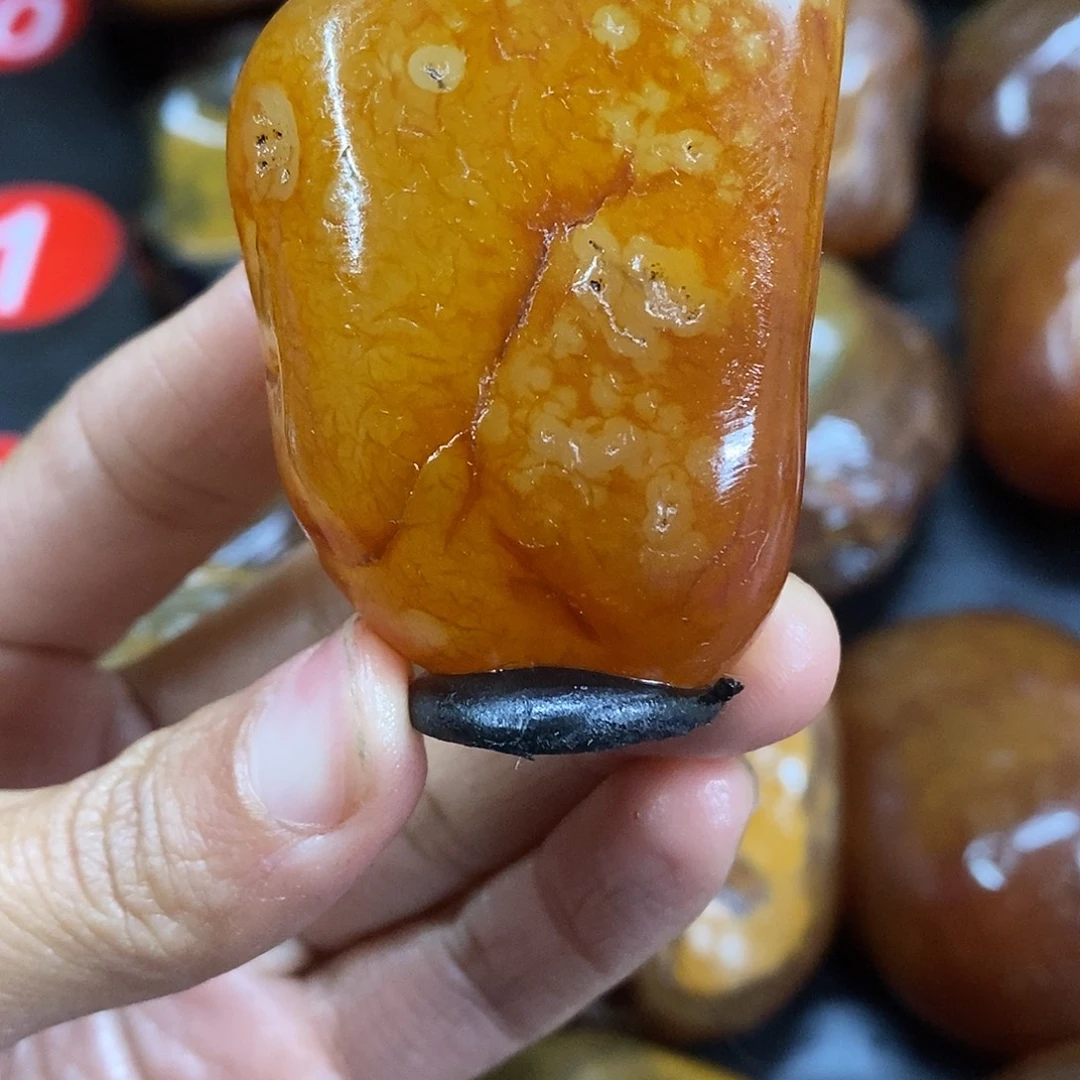 玛瑙/玉髓未镶嵌手把件