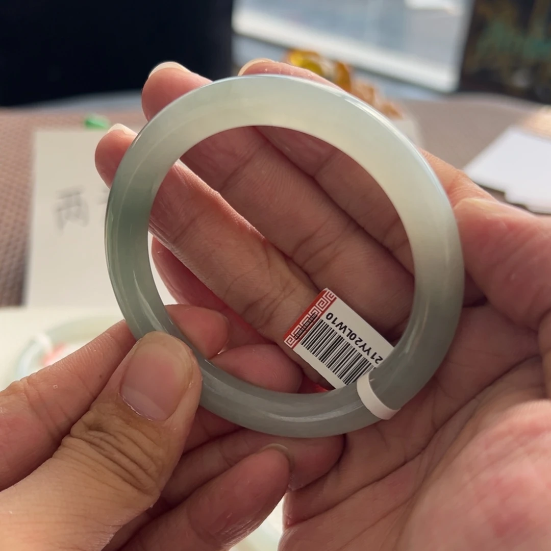 翡翠未镶嵌手镯11号 54.