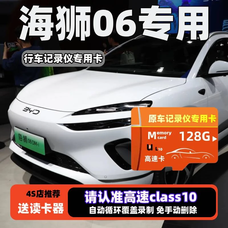 海狮06行车记录仪哨兵专用内存卡比亚迪海狮06EV 06DMI存储卡SD卡