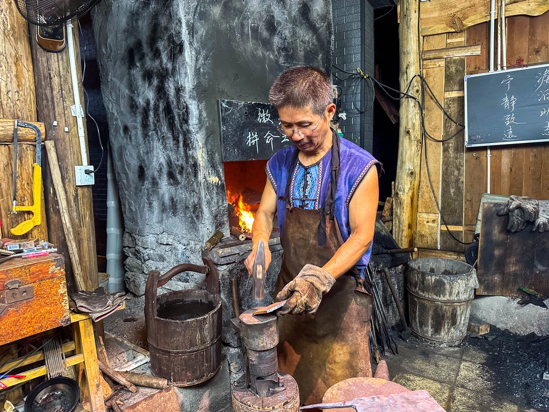 三百年传承老字号菜刀