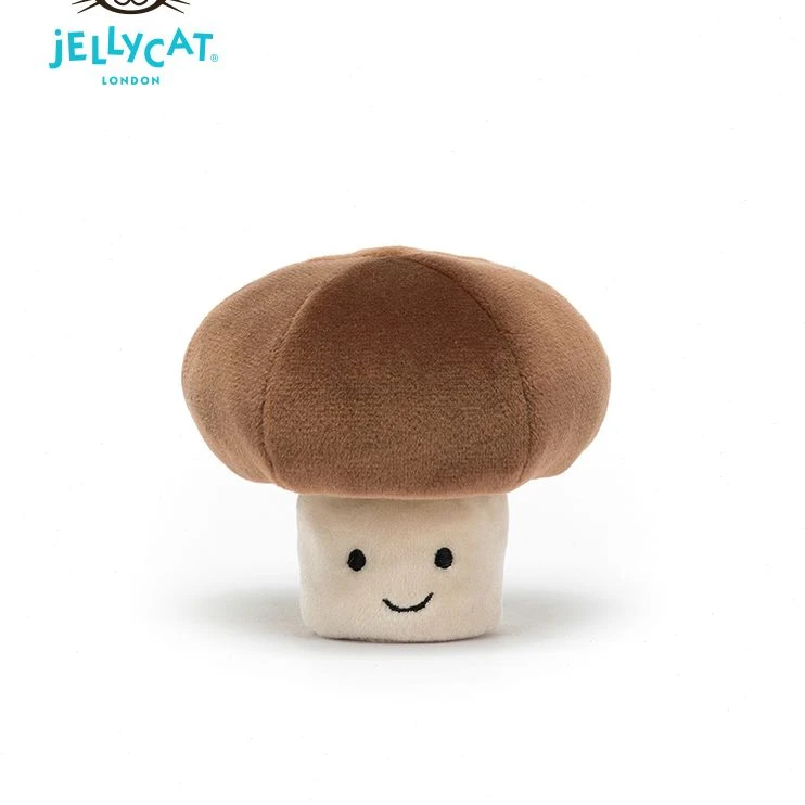 英国Jellycat活泼蘑菇柔软公仔安抚毛绒玩具可爱陪伴礼物