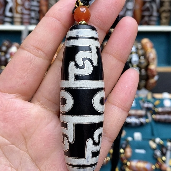 玛瑙/玉髓颈饰合金黑*