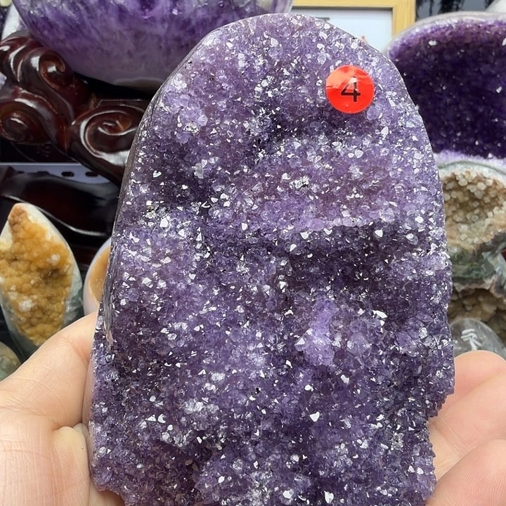 紫晶未镶嵌珠宝半成品