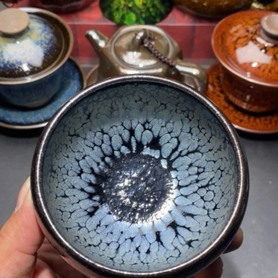 茶盏建盏主人杯茶壶盖碗品茗杯