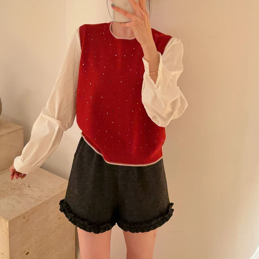 Zwinnie/詹维尼【假两件毛衣】 QXZ202502