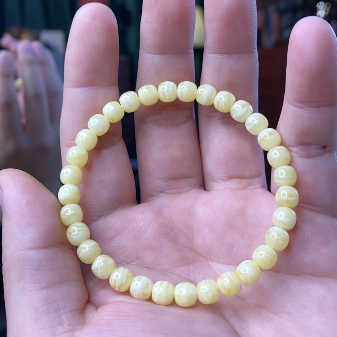 琥珀未镶嵌珠宝奇石6.5mm精工老型