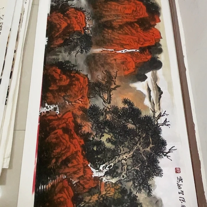 国画张圣敏先生纯手绘作品