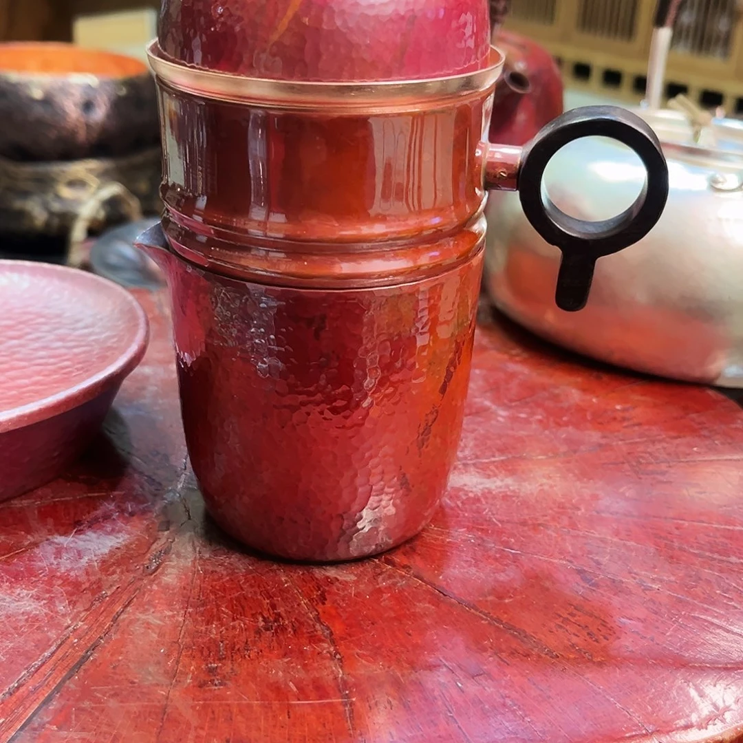 紫铜万****）旅行套装手工锻打工艺