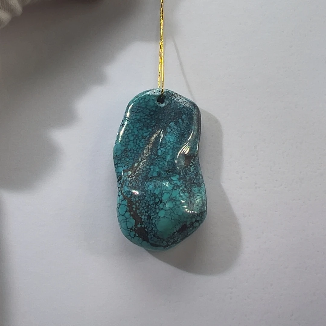 绿松石未镶嵌挂件