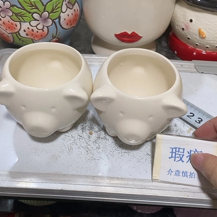 紫砂花盆多肉植物盆瑕疵有孔