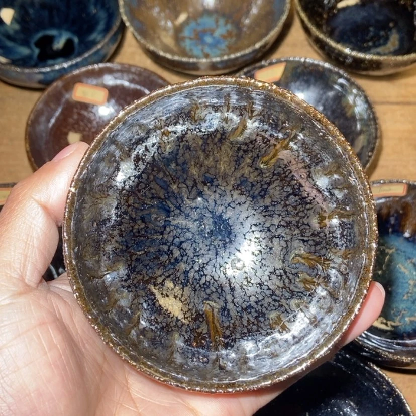 【闪购商品】茶盏韭*建盏茶器主人杯