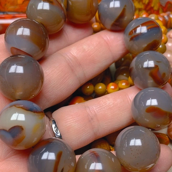 玛瑙/玉髓未镶嵌吊坠