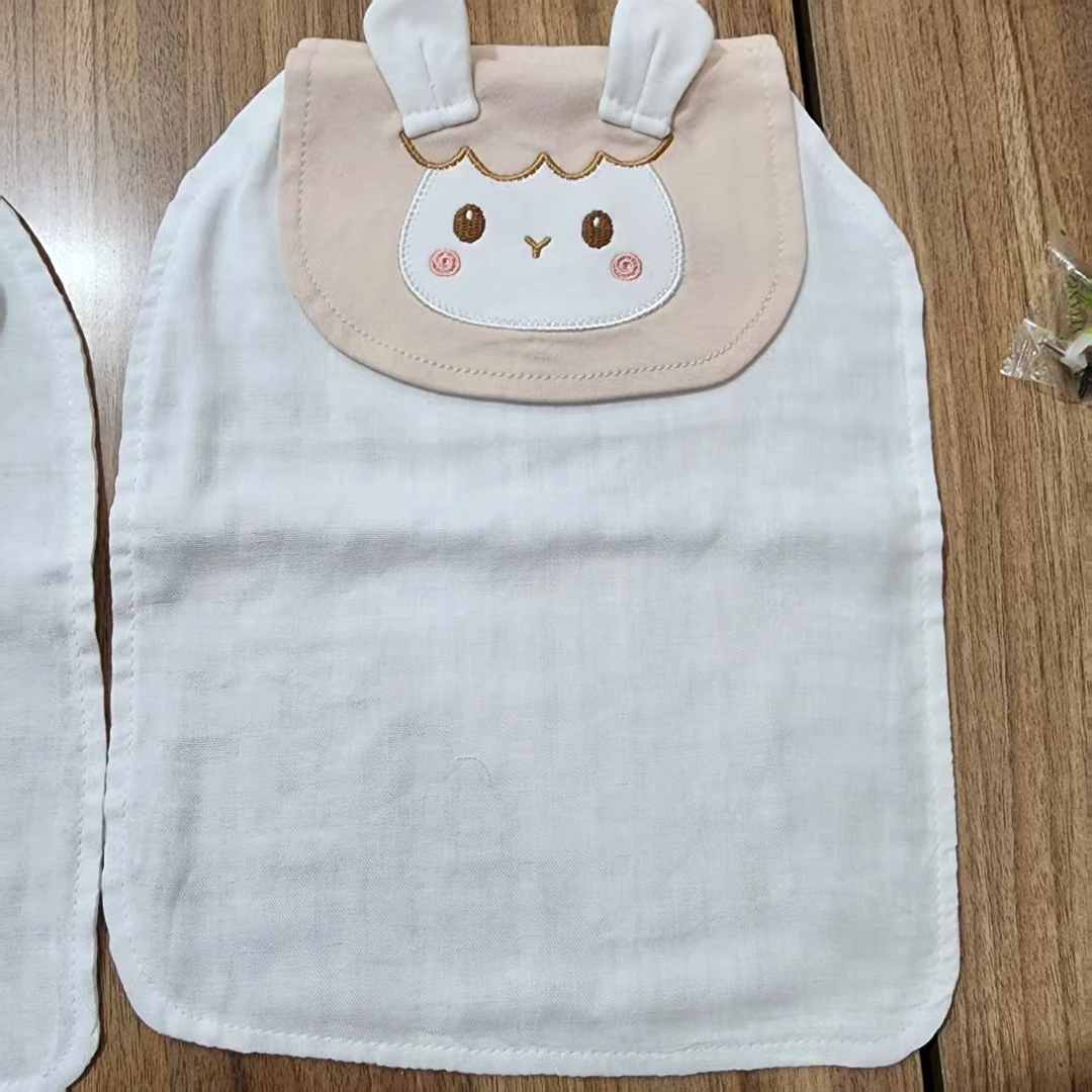 夏季卡通透气纱布吸汗巾婴幼儿宝宝垫背隔汗巾
