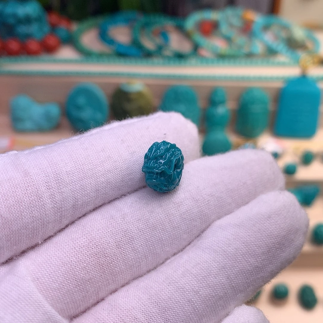 绿松石珠宝半成品未镶嵌