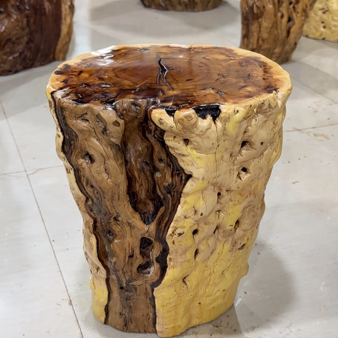 查***余龙纹鸡心枣木手工艺品