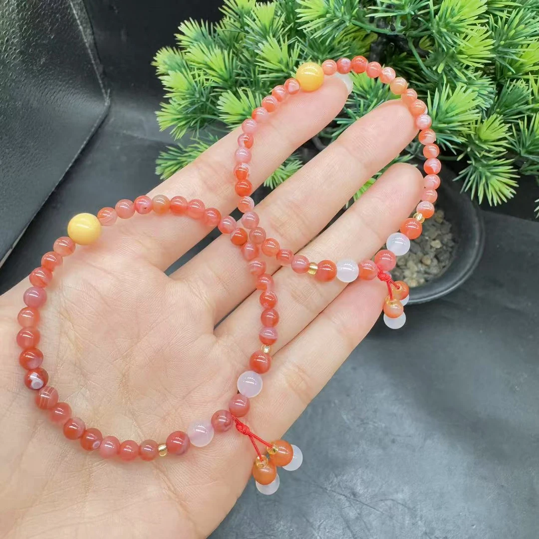 【玉经纶】31838/Q24-南红手串-多样性发其一