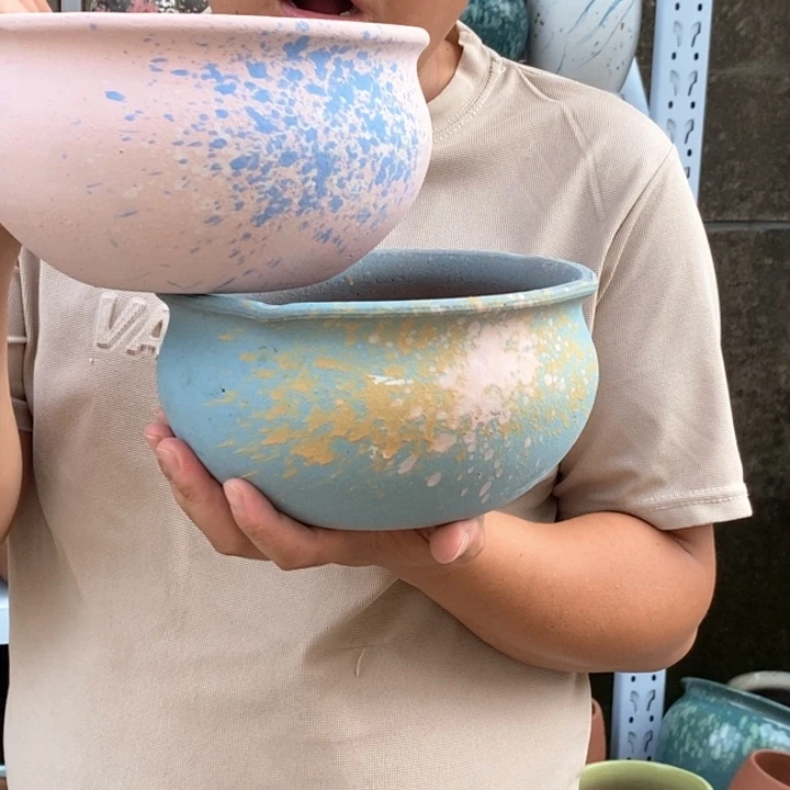 紫砂花盆口20高11福利