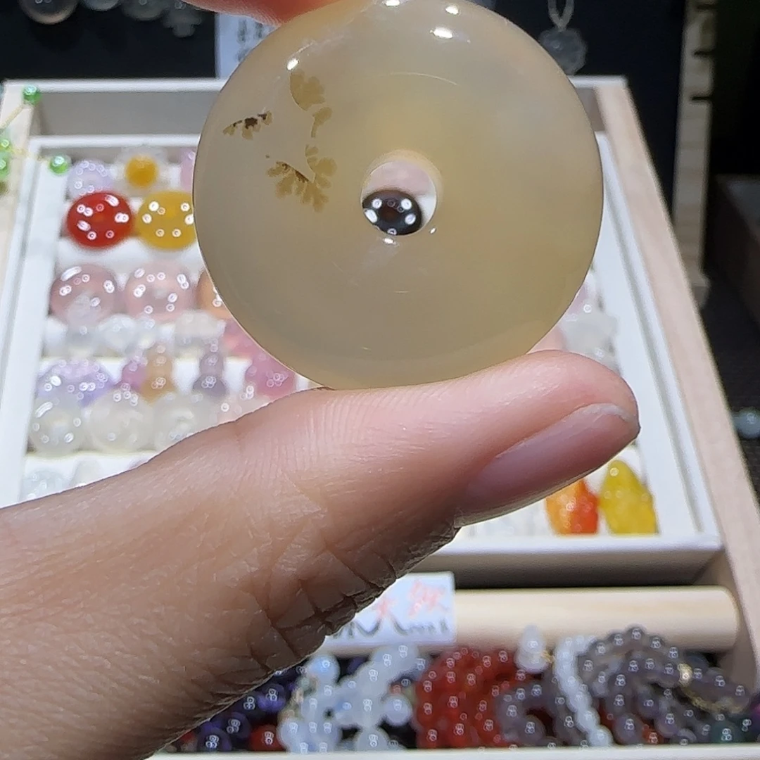 玛瑙/玉髓未镶嵌颈饰约30mm