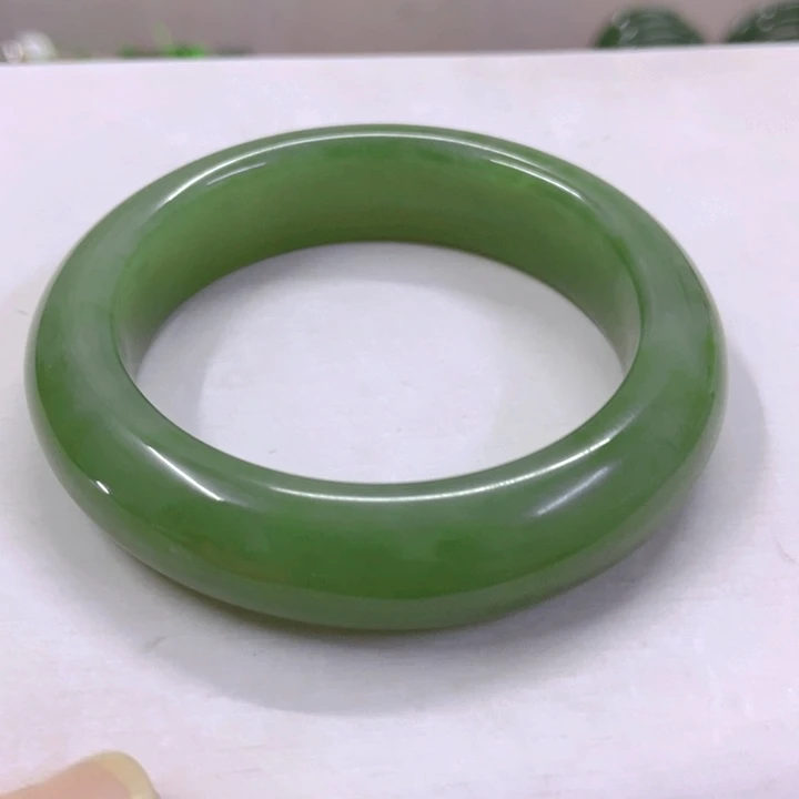 【闪购商品】和田玉（碧玉）手镯未镶嵌11