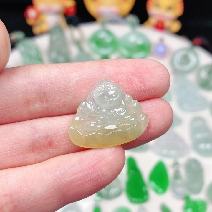 颈饰未镶嵌翡翠缅甸天然A货翡翠