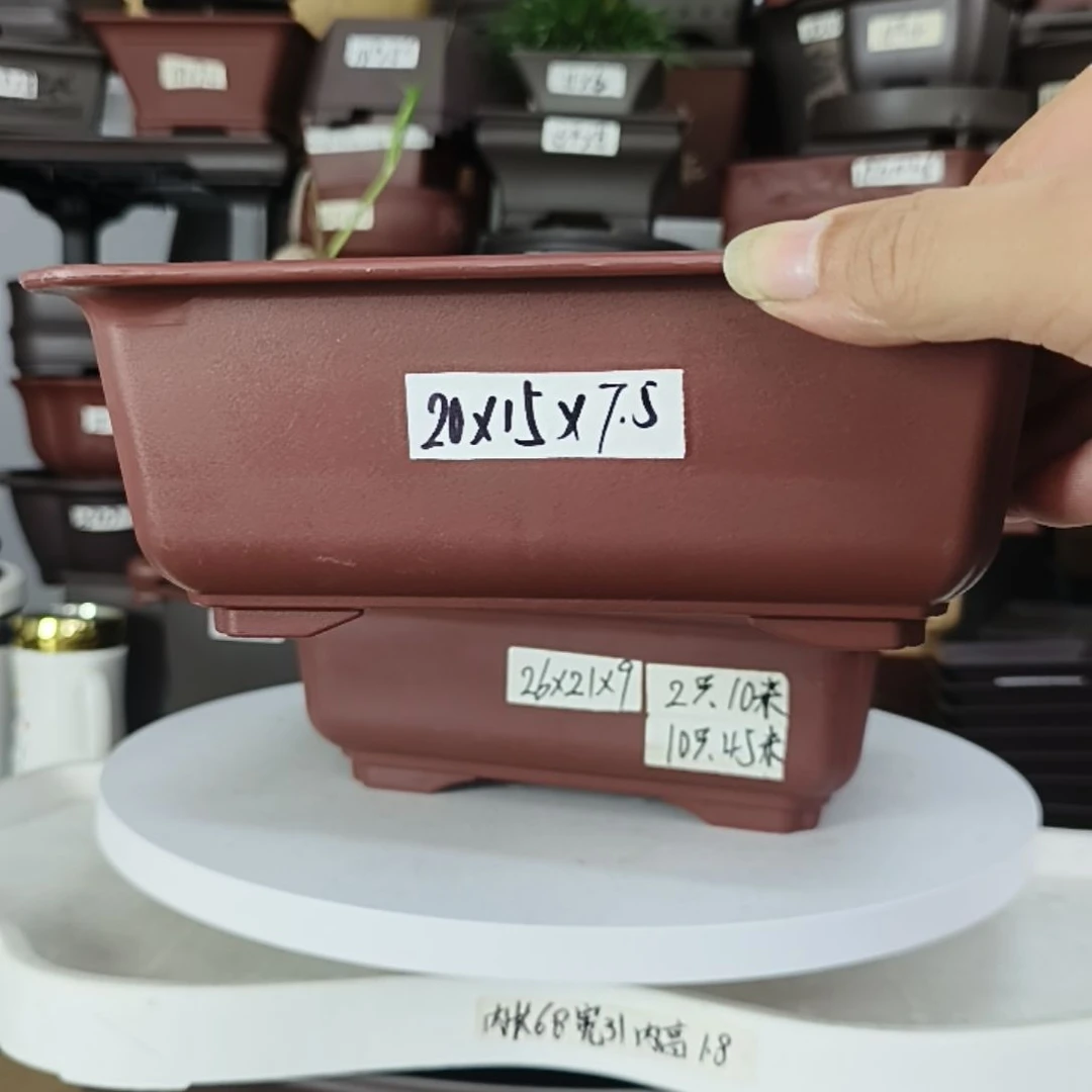 20×15×7长方红色1只