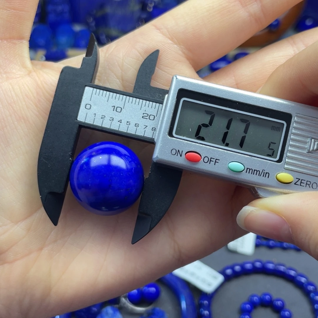 用***7青金石未镶嵌单珠21+