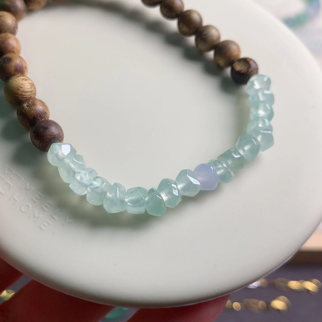 未镶嵌手链翡翠手串