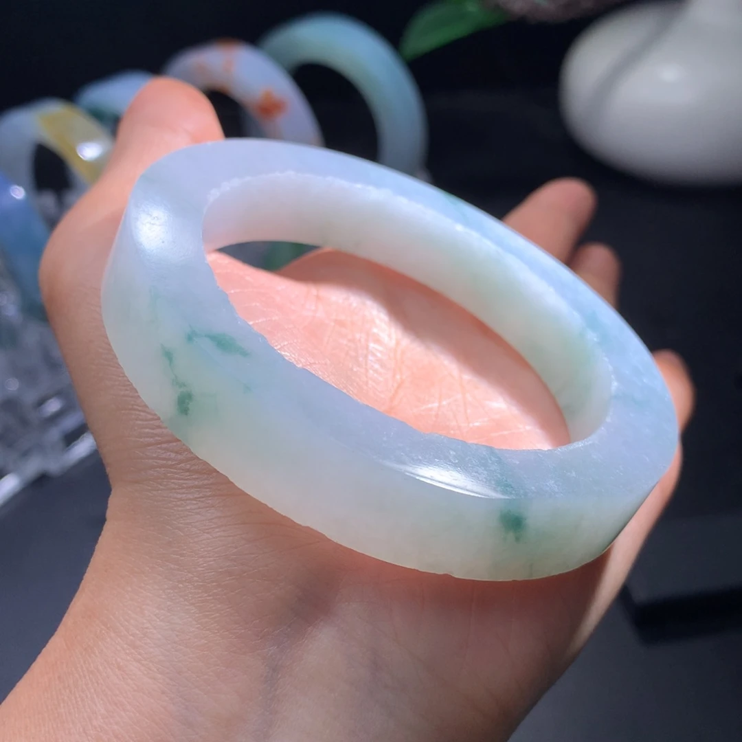 定制翡翠翡翠手镯未镶嵌魔*