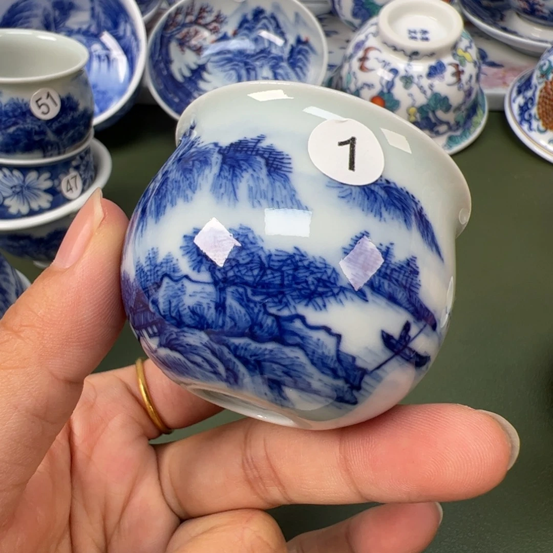 陶瓷景德镇纯手工纯手绘茶具木木1