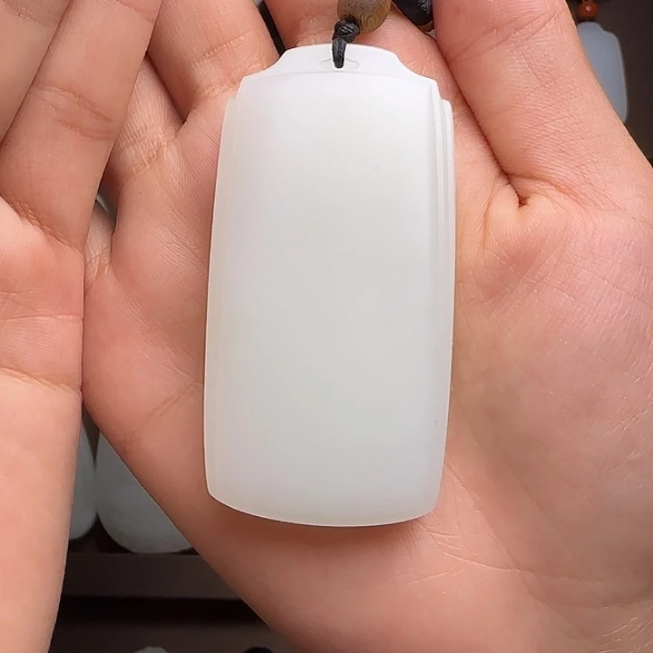 幸***哉和田玉未镶嵌吊坠(不含链)