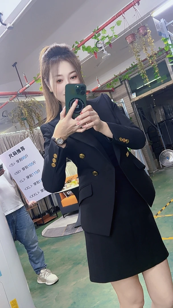 一姐【1289黑白西装】千金财阀ins风洋气衣服