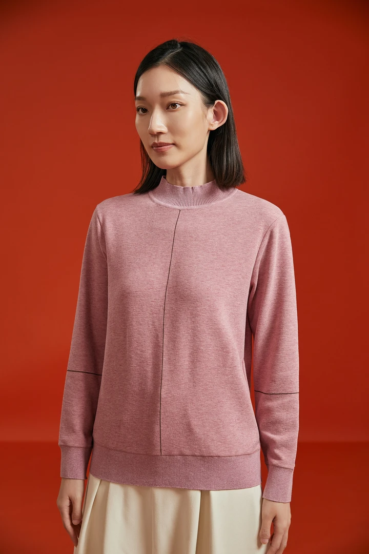 66087/66091/66086 女士半高领单衣