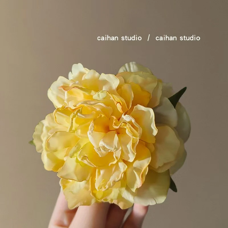 【千寻好物】海边日落拍照发饰蓝色花朵发夹