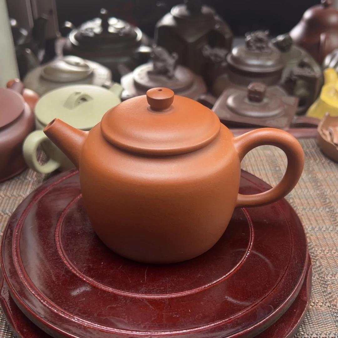 茶壶紫砂宜兴原矿紫砂壶200毫升容量